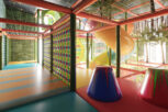 NovaPlayTR installing safe rubber flooring in an indoor play area